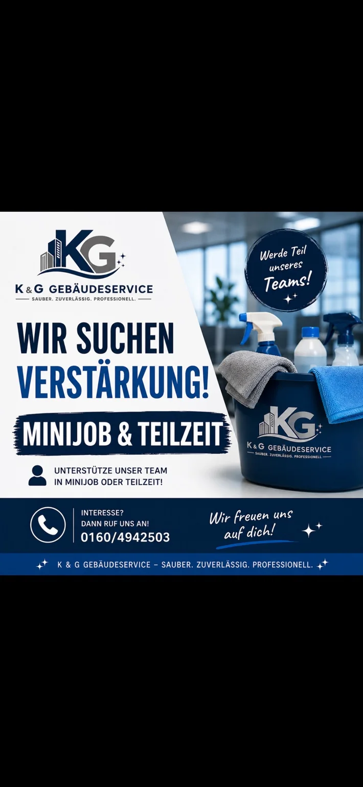 K&G Gebäudeservice sucht Verstärkung