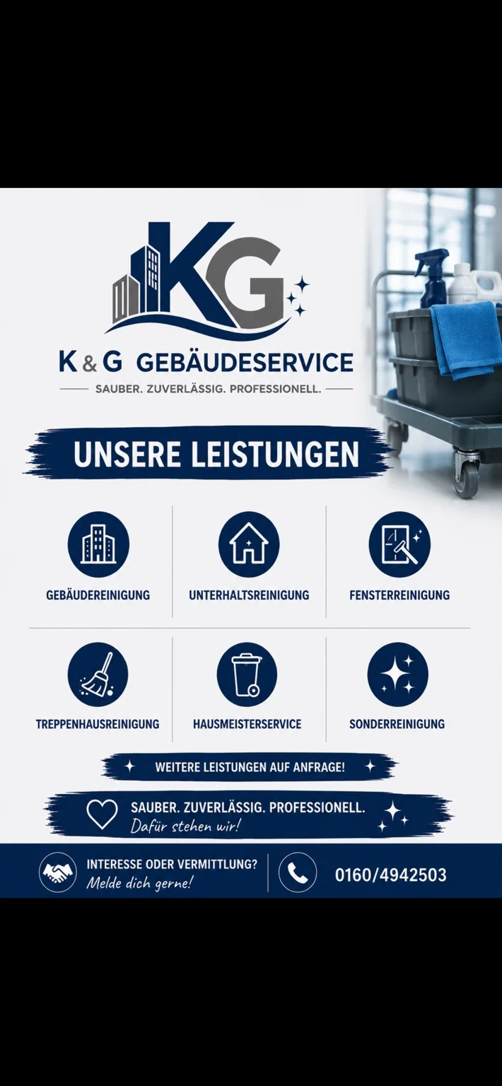Leistungsübersicht von K&G Gebäudeservice